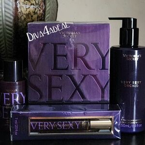 Victoria’s Secret VERY SEXY ORCHID 3.4 FL OZ EDP 4PC Bundle